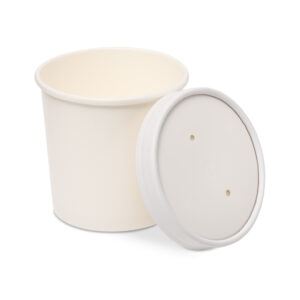 Paper Soup Cup+Lid (340ml/12oz)