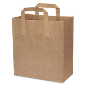 Brown Ext Handle Paper Bag Large