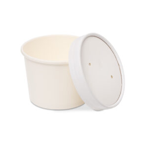 Paper Soup Cup+Lid (227ml/8oz)